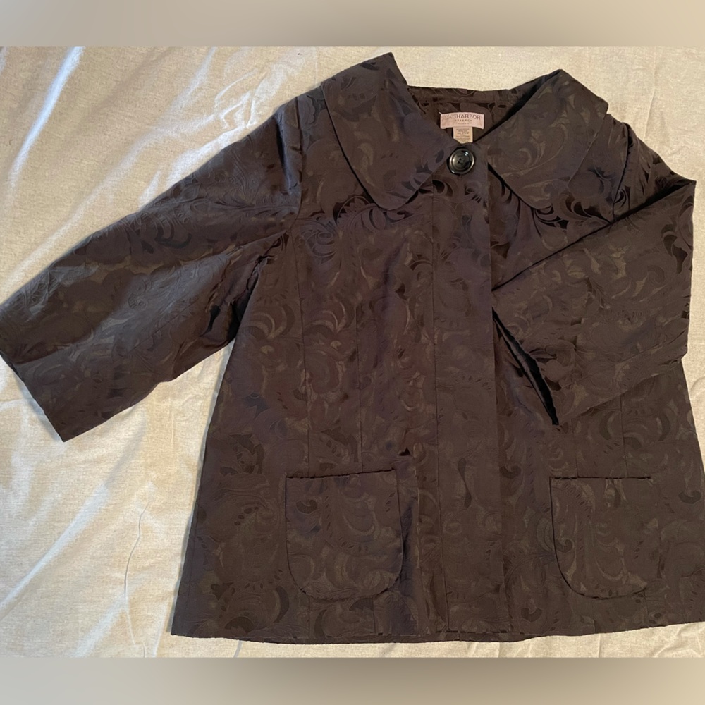 Black Sag Harbor Stretch Blazer Jacket